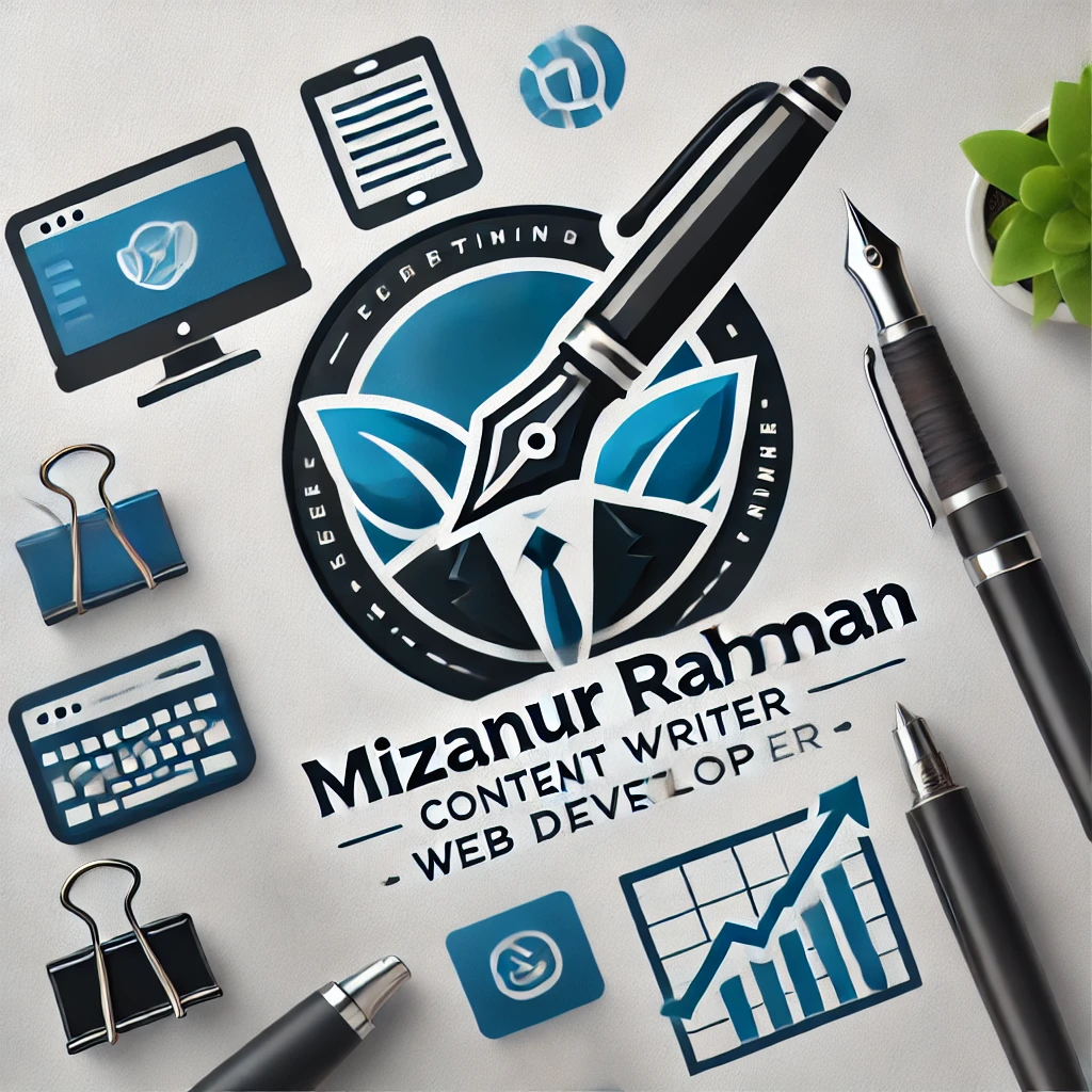 Digital marketing tools displayed on a laptop screen, including analytics, graphs, and social media icons.